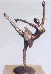 Ballerina con tutù '01 bronzo h cm32