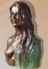 Busto di GIulia '01 bronzo h cm62